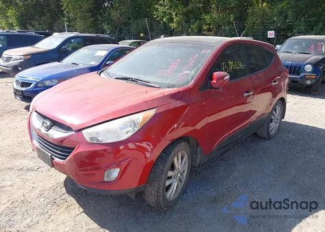 2012 Hyundai Tucson Limited from USA, damaged, VIN KM8JUCAC2CU381152